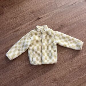 Checkered Fleece Jacket